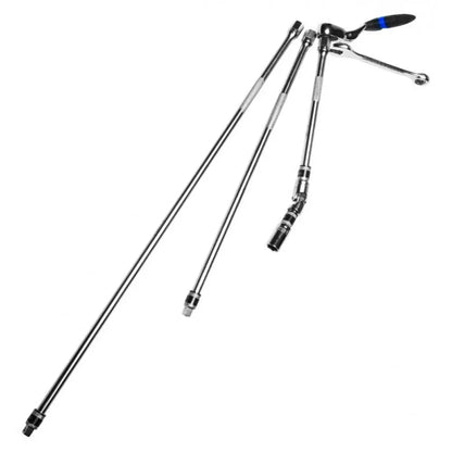 SBV TOOLS 1/4″ Quick Release Locking Extension Bar, 3 pcs Set