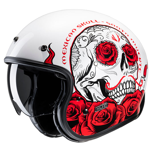 HJC V31 HELMET (White/Red)