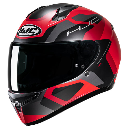 HJC C10 HELMET (Black/Red)