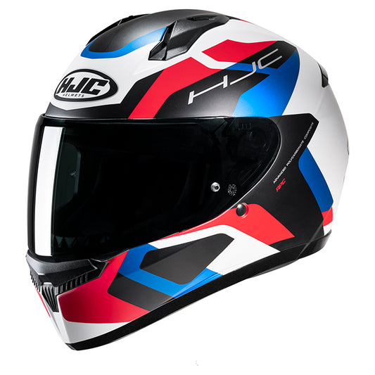 HJC C10 HELMET (White/Red)