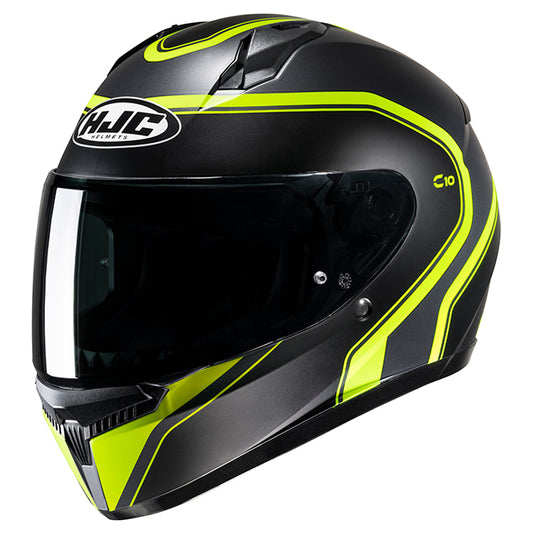 HJC C10 HELMET (Black/Yellow)