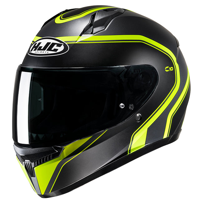 HJC C10 HELMET (Black/Yellow)