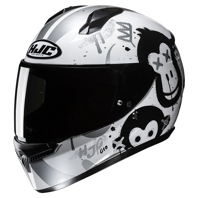 HJC C10 HELMET (White/Black)