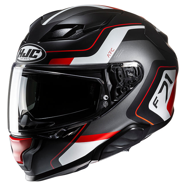 HJC F71 HELMET (Black/Red)