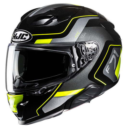 HJC F71 HELMET (Black/Yellow)