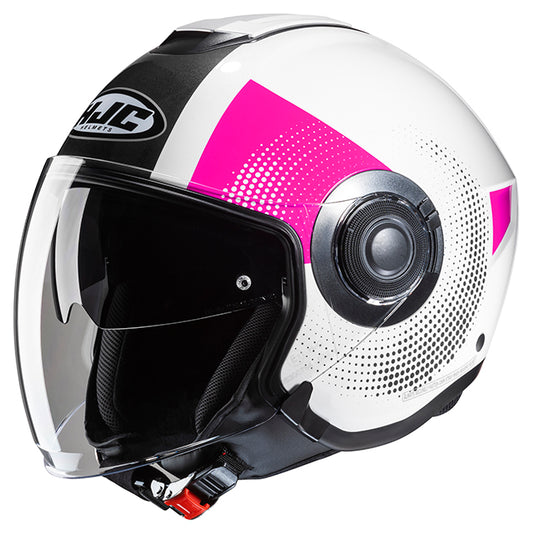 HJC i40N HELMET (White/Pink)