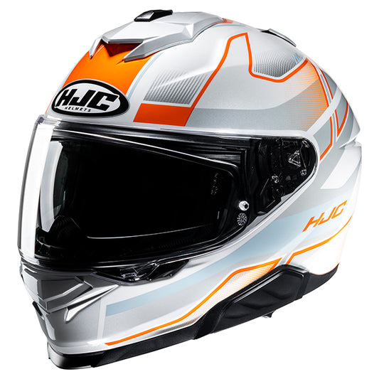 HJC i71 HELMET (Grey/Orange)