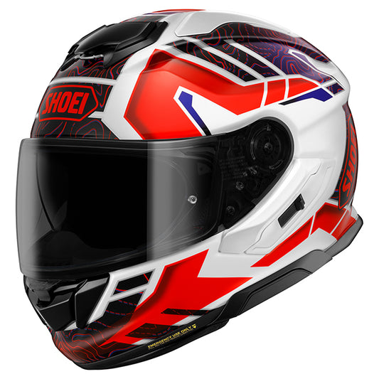 Shoei Helmet GT-Air 3 Hike (White/Red)