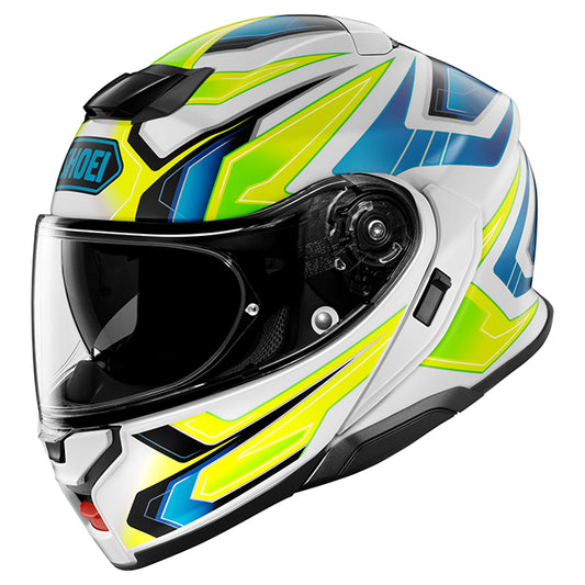 Shoei Helmet Neotec 3 Anthem (White/Hi-Vis)