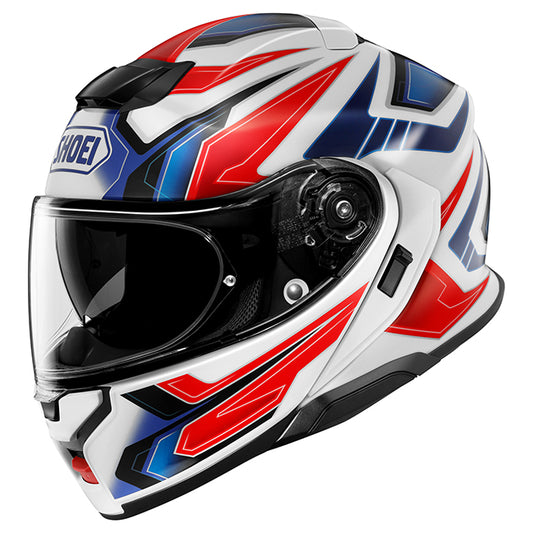 Shoei Helmet Neotec 3 Anthem (White/Red/Blue)