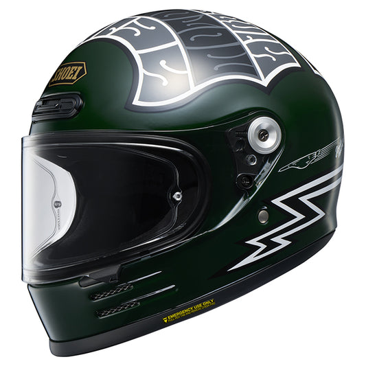 Shoei Helmet Glamster06 Heiwa Motorcycle (Black/White)