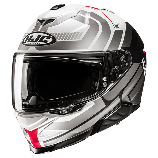 HJC i71 HELMET (White/Grey/Red)