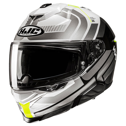 HJC i71 HELMET (White/Grey/Hi-Vis)