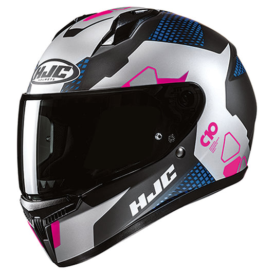 HJC C10 HELMET (White/Blue/Red)