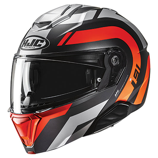 HJC i91 HELMET (Black/Red)