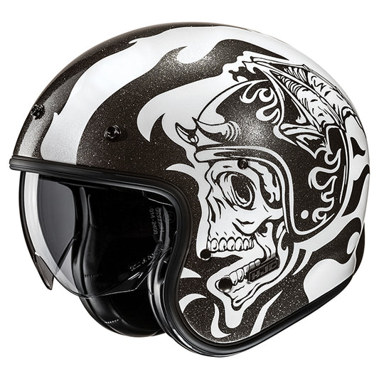 HJC V31 HELMET (Black/White)
