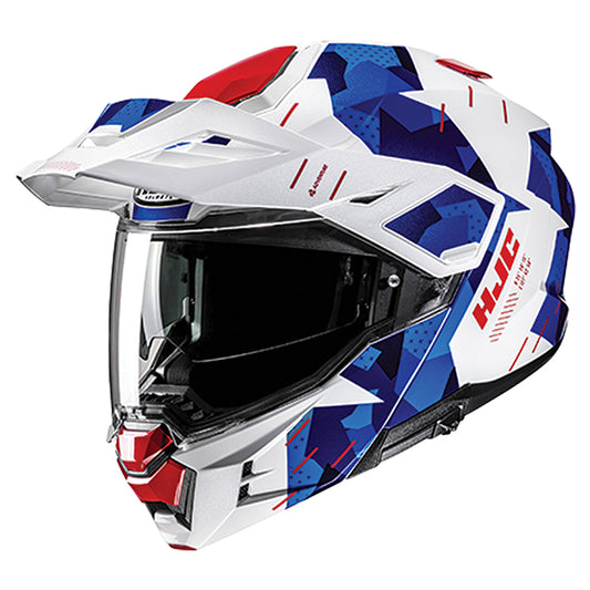 HJC i80 HELMET (White/Blue/Red)
