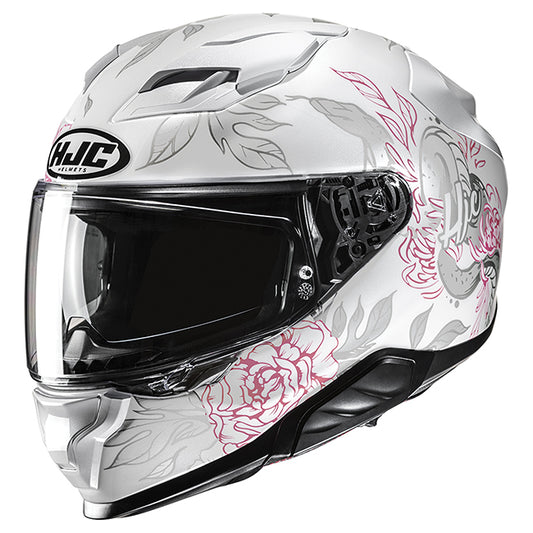 HJC F71 HELMET (Silver/Pink)