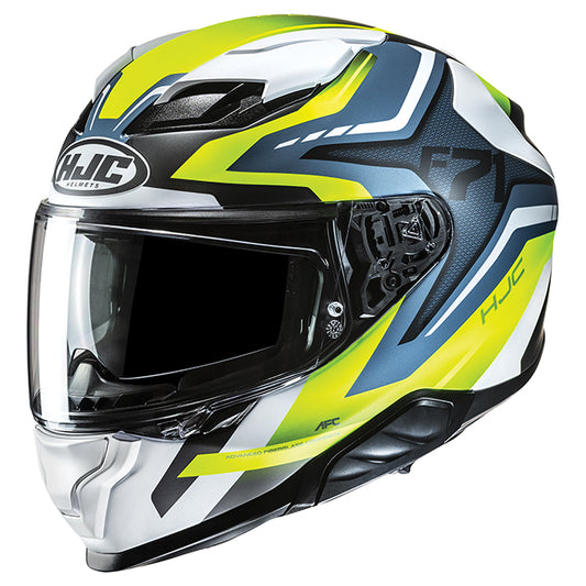 HJC F71 HELMET (White/Hi-Vis)