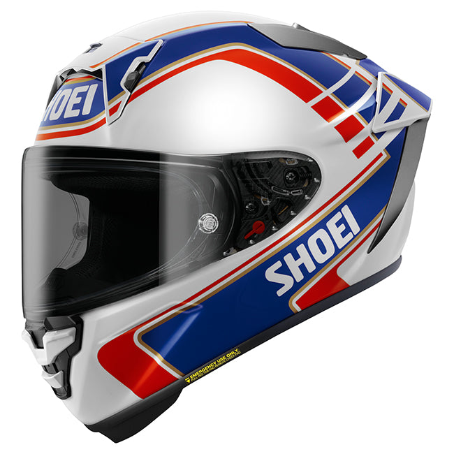 Shoei Helmet X-SPR Pro Gardner (White/Red/Blue)