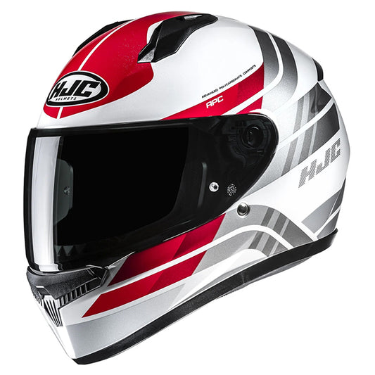 HJC C10 HELMET (White/Red)
