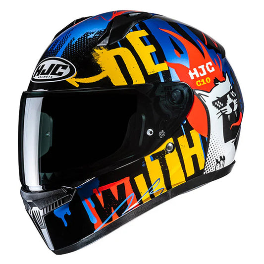 HJC C10 HELMET (Black/Blue/Yellow)
