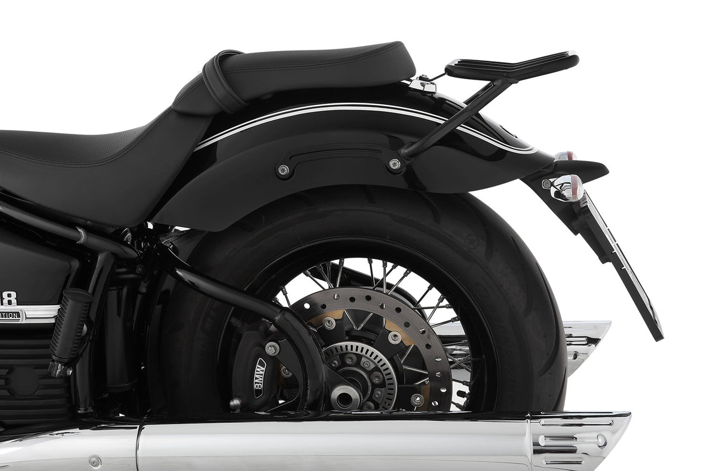 luggage carrier - glossy-black