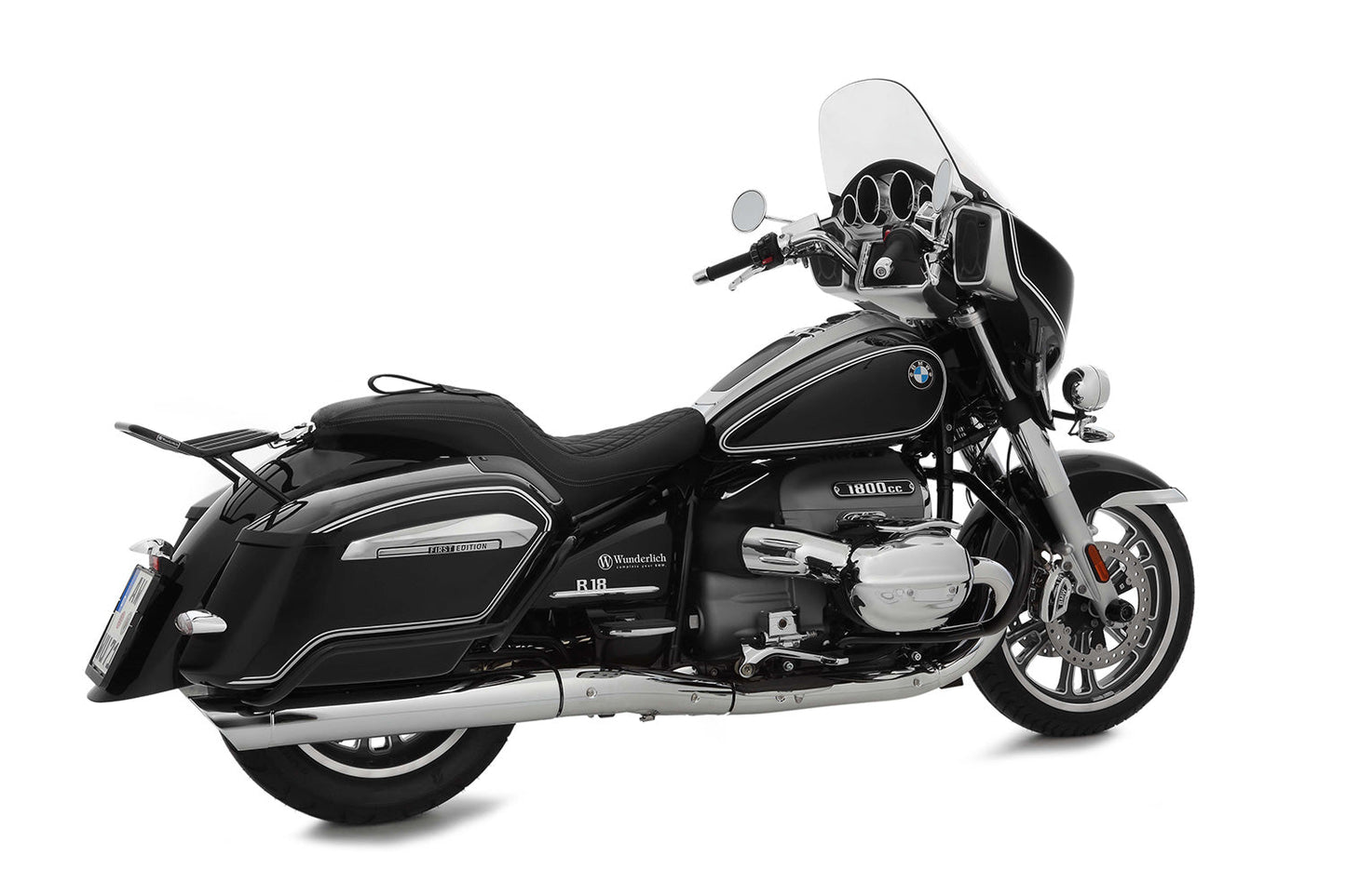 luggage carrier - chromed