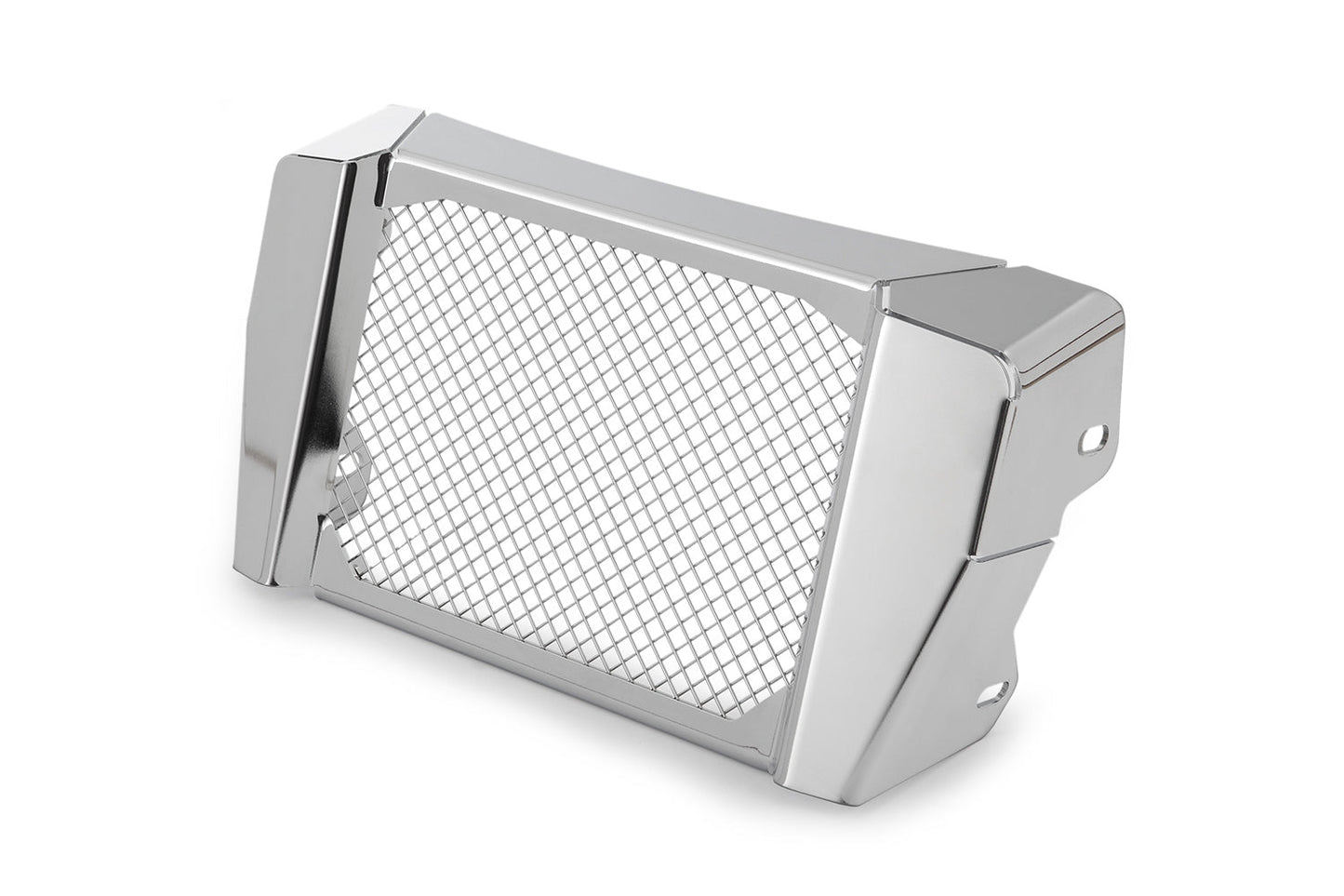 oil cooler shroud with protective function - chromed