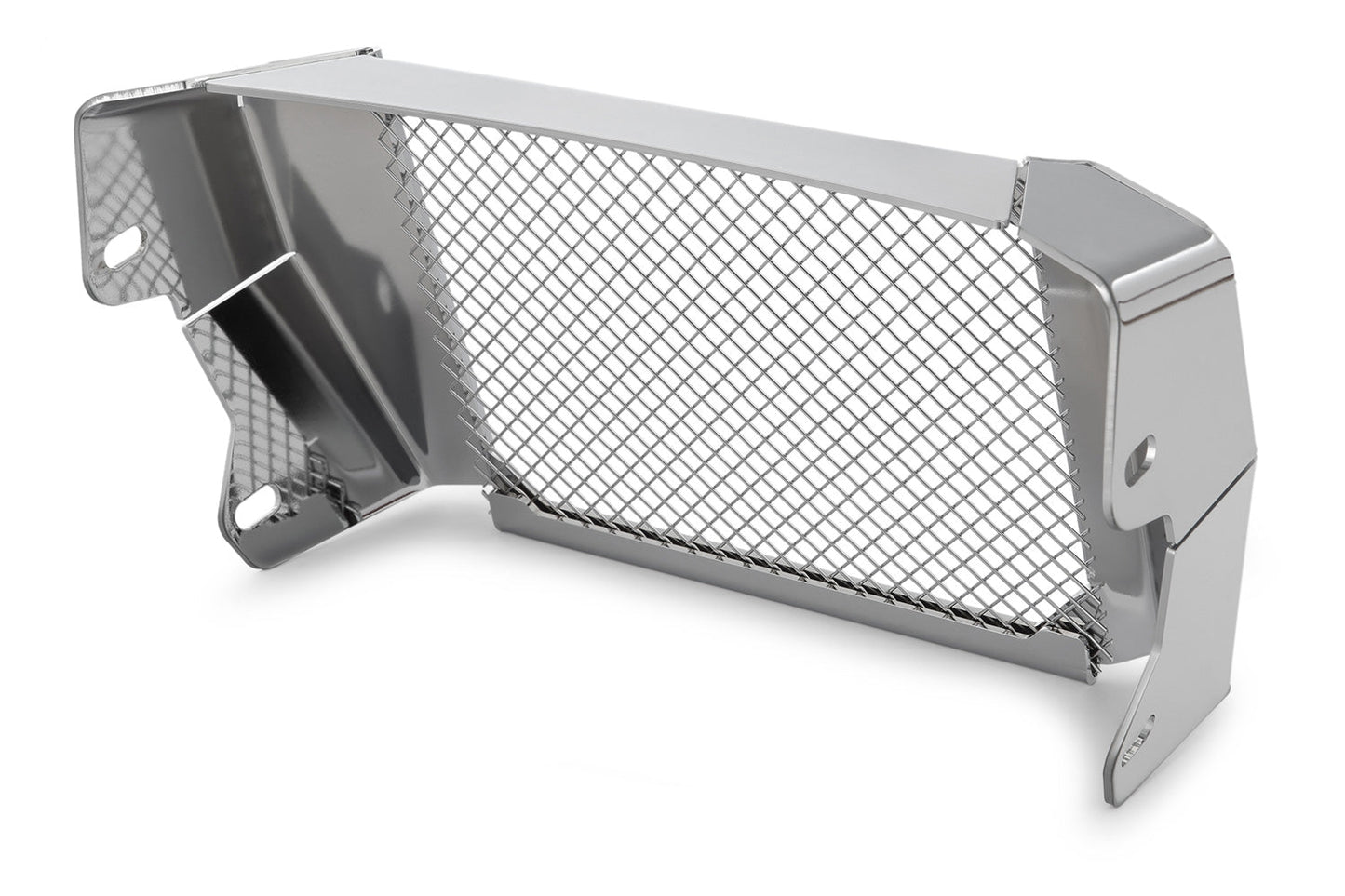 oil cooler shroud with protective function - chromed