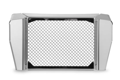 oil cooler shroud with protective function - chromed