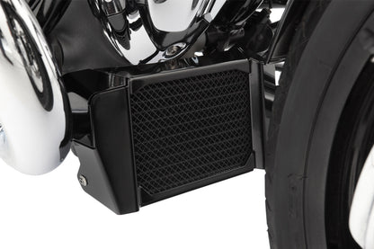 oil cooler shroud with protective function - black
