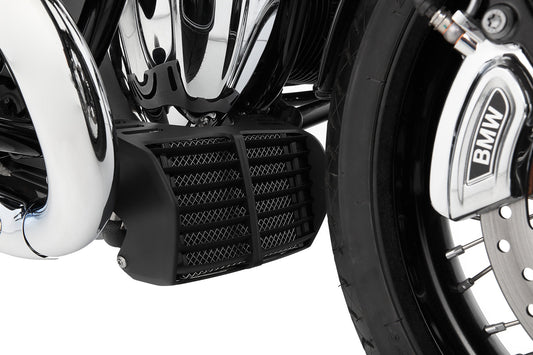 oil cooler protection grille - silver