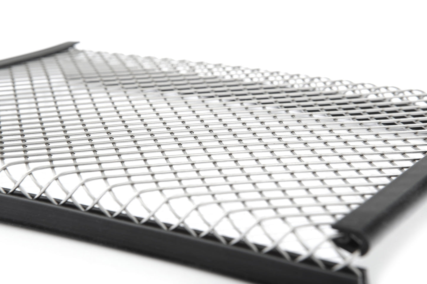 oil cooler protection grille - silver