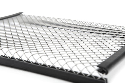 oil cooler protection grille - silver