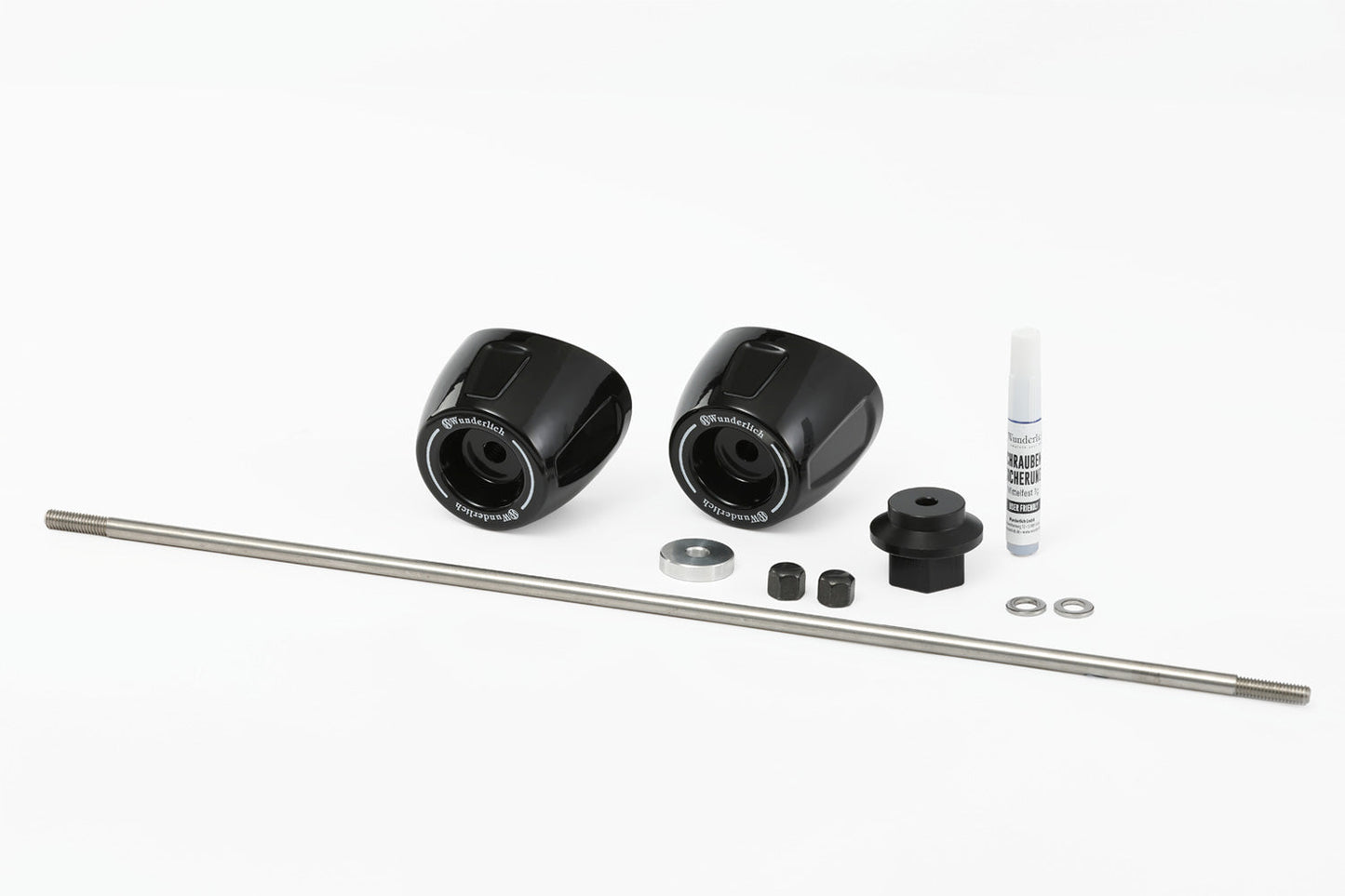 Sliders axle protection pads - black - front