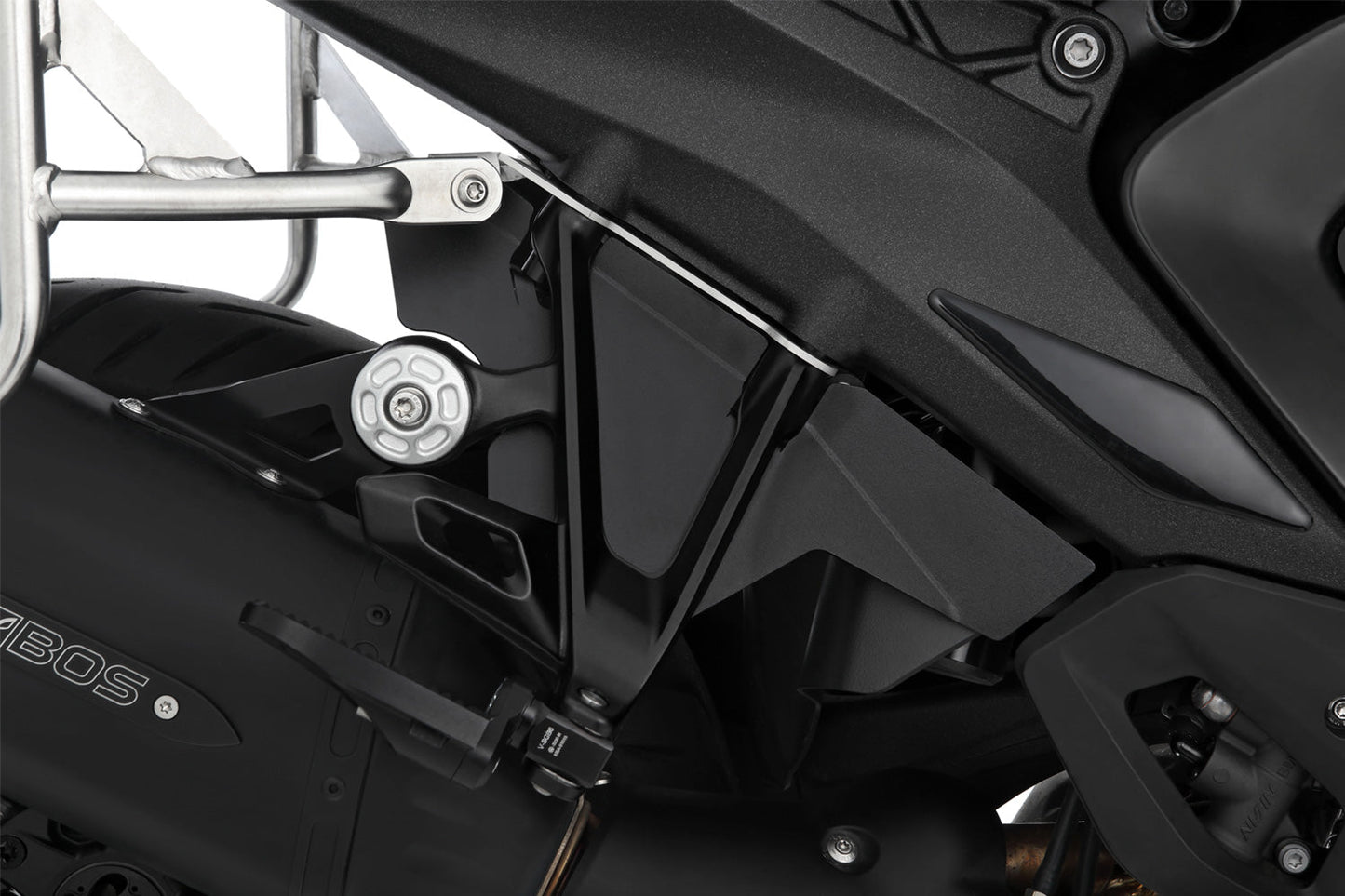 passenger splash guard R 1300 GS - black