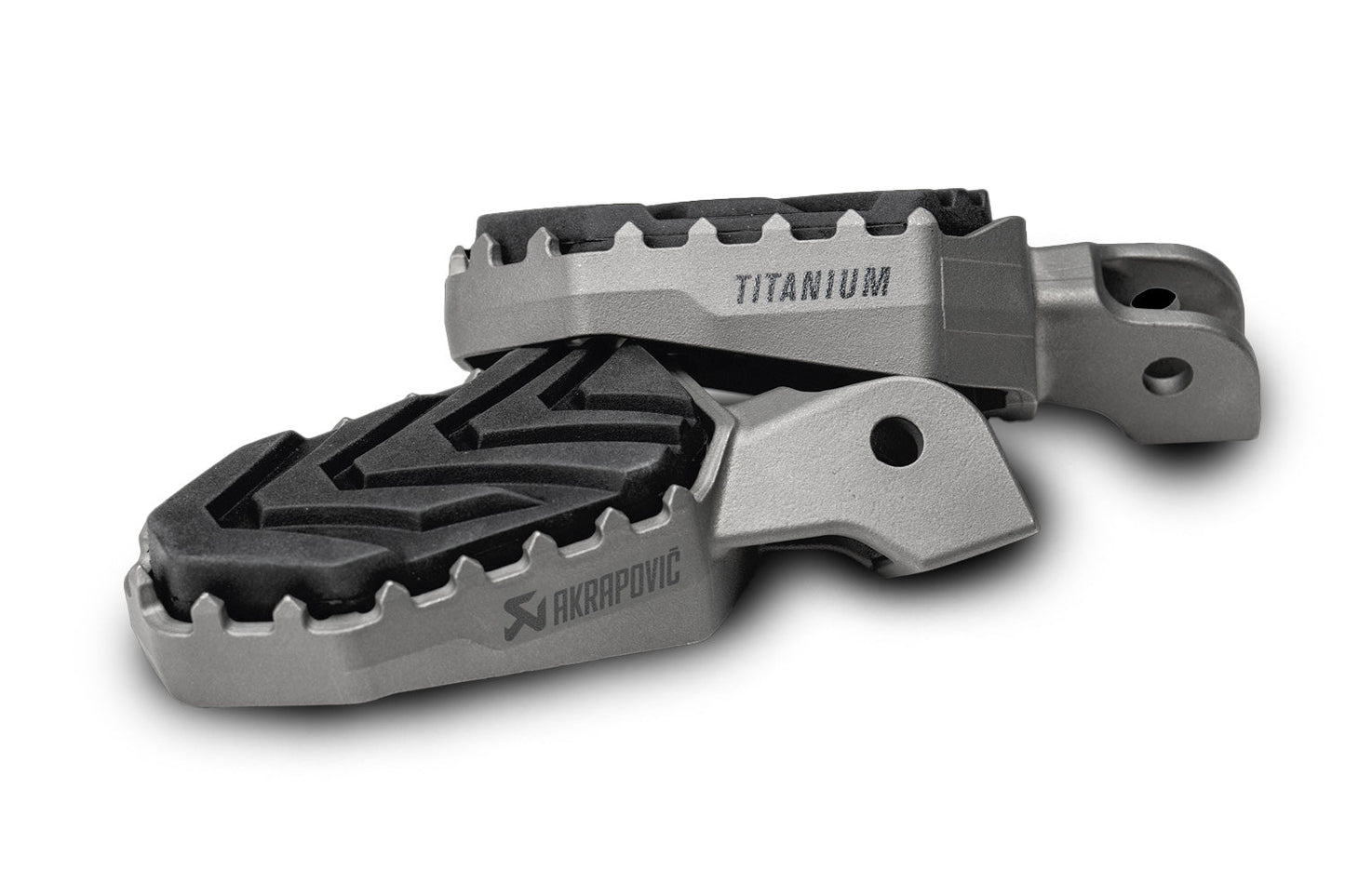 Akrapovic BMW Adventure footrest set - titanium