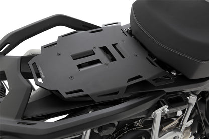 Pillion Seat Luggage Rack - black