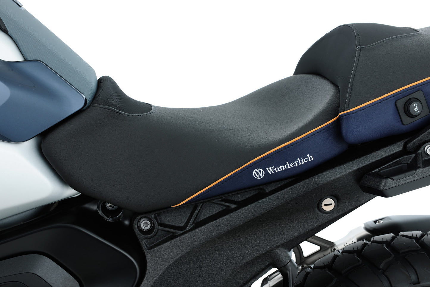 AKTIVKOMFORT Rider Seat with Seat Heating Smart Plug & Play - low - imperial blue-gold