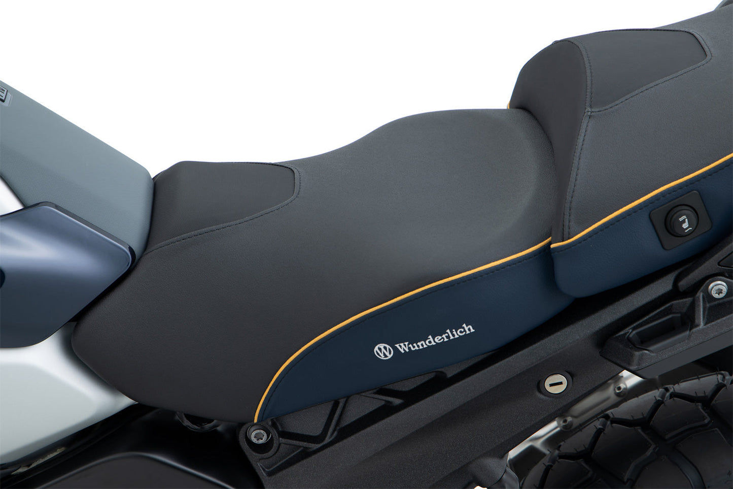 AKTIVKOMFORT Rider Seat with Seat Heating Smart Plug & Play - high - imperial blue-gold