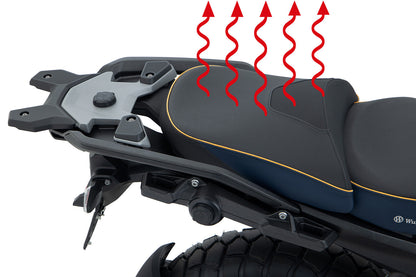 AKTIVKOMFORT passenger Seat with Seat Heating Smart Plug & Play - std - imperial blue-gold