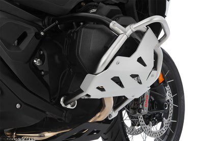 cylinder head protection for original engine protection bar - Set - silver