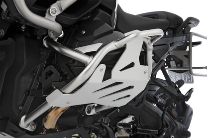 cylinder head protection for original engine protection bar - Set - silver