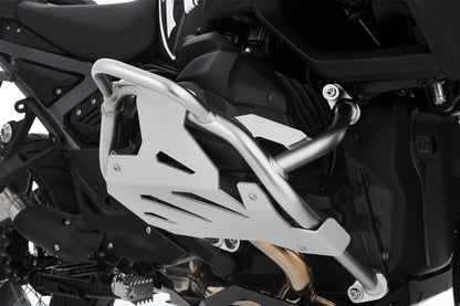 cylinder head protection for original engine protection bar - Set - silver