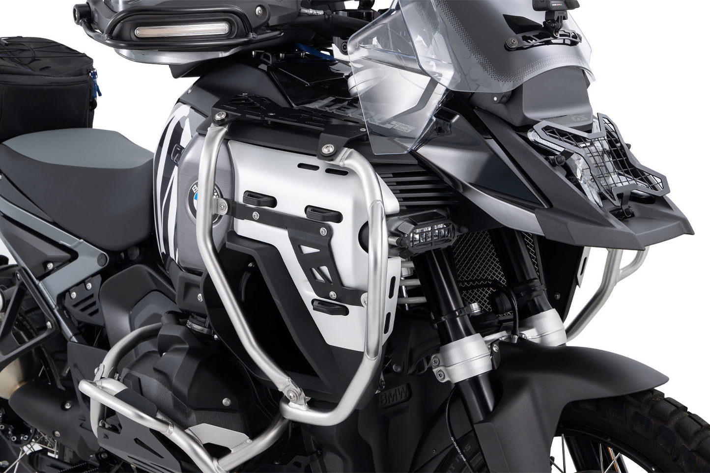 Tank protection bar ULTIMATE PRO R 1300 GS Adventure - silver-black