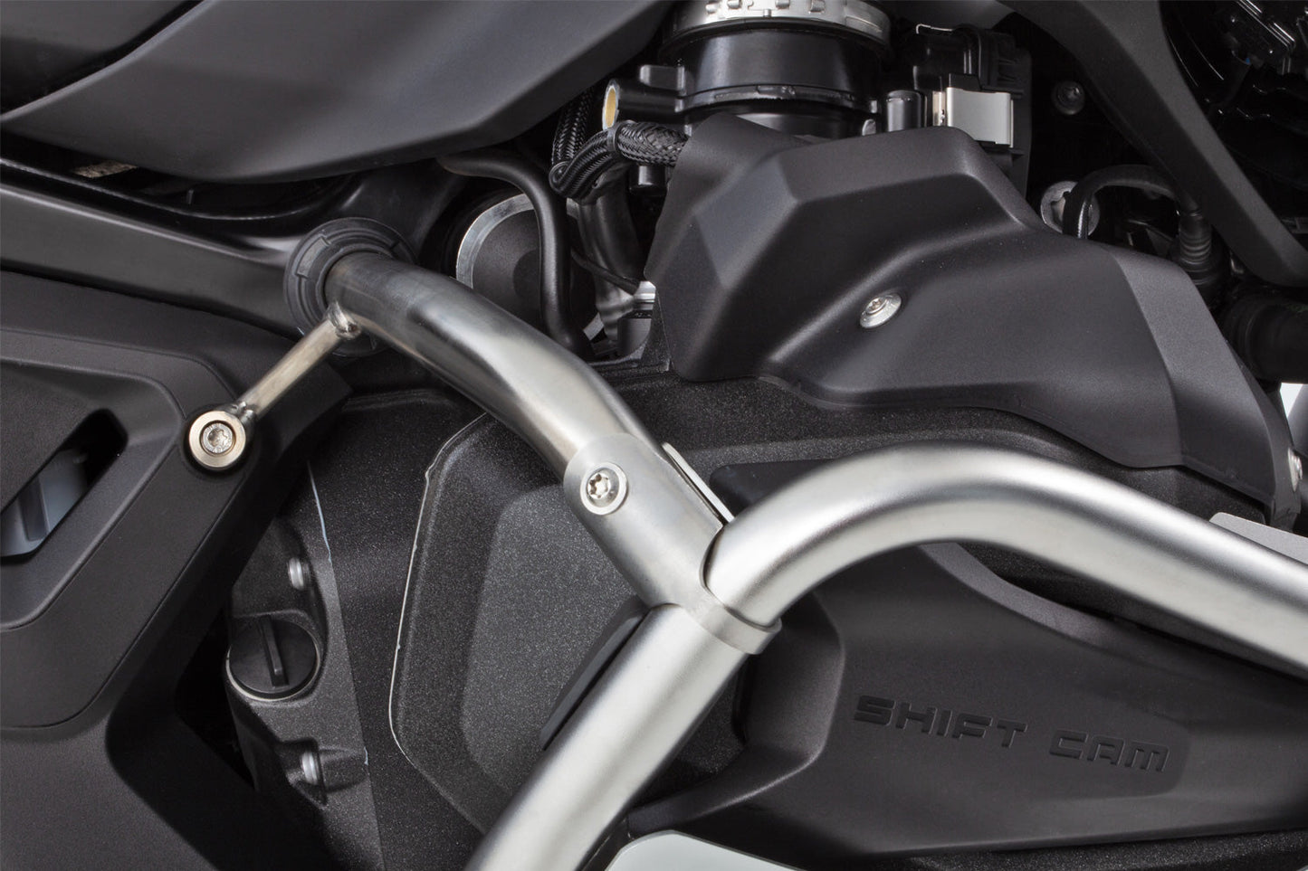 reinforcement bar for the original engine protection bar R 1300 GS and GS Adventure - stainless steel