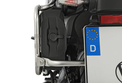 Toolbox with lock suitable for Wunderlich luggage rack R 1300 GS - incl. two keys - black