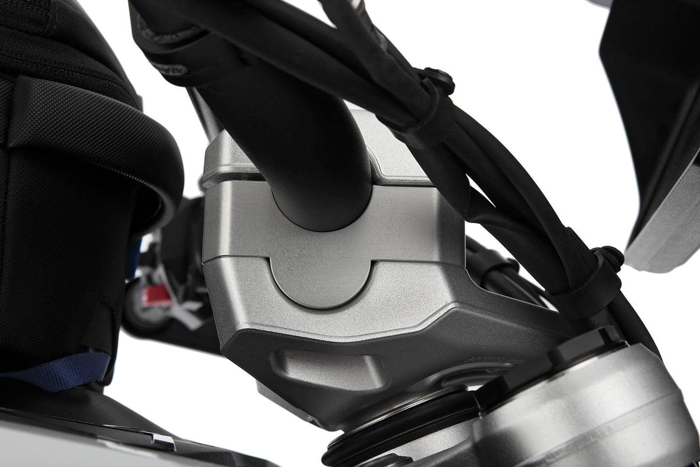 handlebar riser ERGO - silver 25 mm