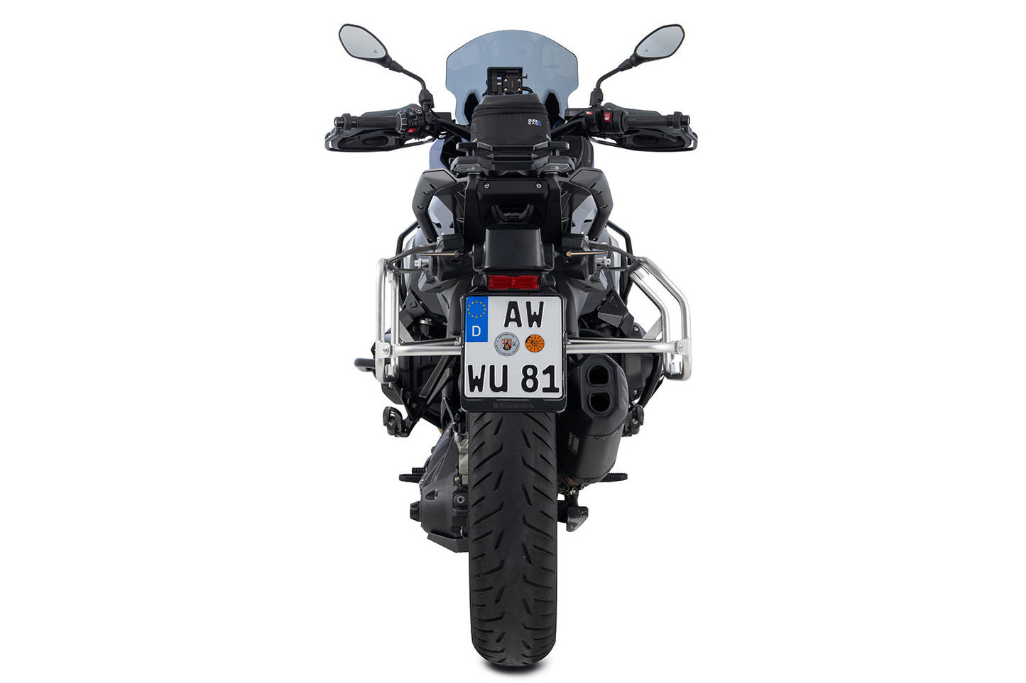 uniRack case carrier for the R 1300 GS - stainless steel